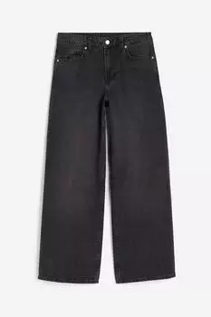 Джинсы H&M Baggy Regular, черный