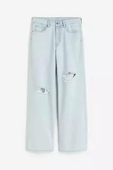 Джинсы H&M Baggy Regular, голубой