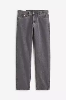 Джинсы H&M Relaxed, темно-серый