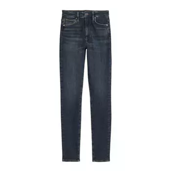 Джинсы H&M Shaping Skinny High, темно-синий