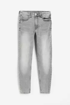 Джинсы H&M Skinny High, светло-серый