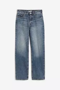 Джинсы H&M Straight High, синий