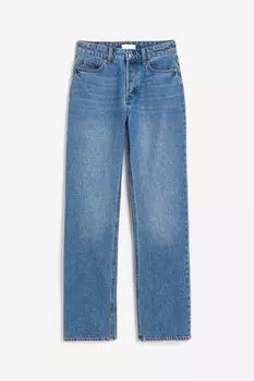 Джинсы H&M Straight High, синий