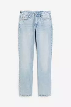 Джинсы H&M Straight Regular, голубой