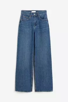 Джинсы H&M Wide High, синий