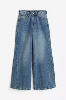 Джинсы H&M Wide Regular, синий