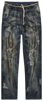 Джинсы Hellstar Denim Jeans 'Blue', синий