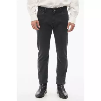 Джинсы ID Stone Washed Slim Fit 14 см Corneliani, Gray