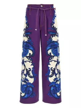 Джинсы из хлопка ETRO, фиолетовый