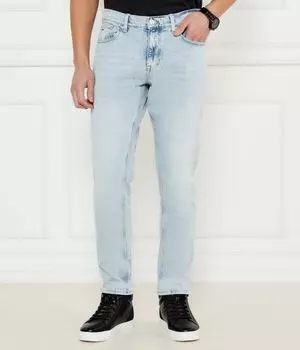 Джинсы из хлопка Tapered fit Tommy Jeans, синий