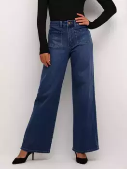 Джинсы KAFFE Karla Flared, цвет medium blue