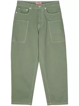 Джинсы карго Elephant Flag Kenzo, зеленый