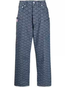 Джинсы карго Monkey Fit KENZO, синий