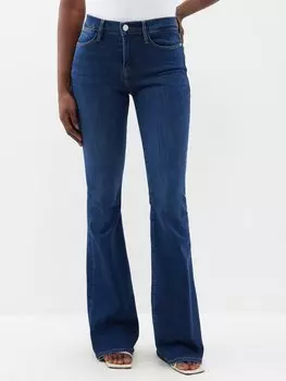 Джинсы le high flare FRAME, синий
