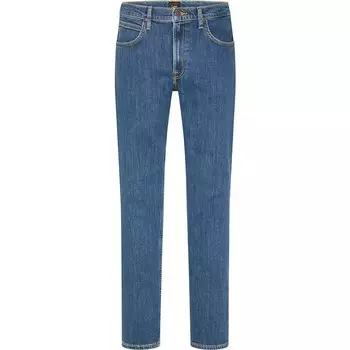 Джинсы Lee Brooklyn Straight Mid, синий