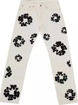 Джинсы Levi's x Denim Tears The Cotton Wreath Inverted Jean 'White', белый