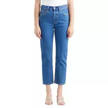 Джинсы Levi's 501 Crop, синий