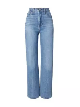 Джинсы LEVI'S Wide leg Jeans RIBCAGE, синий деним