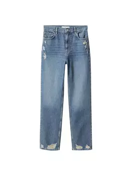 Джинсы MANGO Regular Jeans Brooks, синий деним