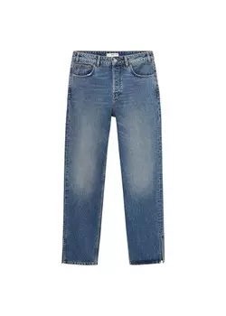 Джинсы MANGO Regular Jeans Stella, синий деним