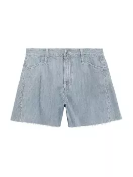 Джинсы MANGO Regular Pleated Jeans IBIZA, синий деним