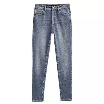 Джинсы Massimo Dutti Highwaist Skinny, голубой