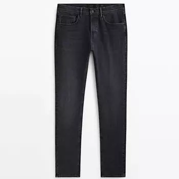 Джинсы Massimo Dutti Slim-Fit Blue-Black, индиго