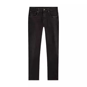 Джинсы Massimo Dutti Tapered Comfort, черный