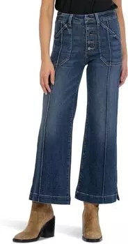 Джинсы Meg High-Rise Fab Ab Wide Leg in Friendly KUT from the Kloth, цвет Friendly
