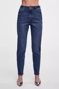 Джинсы Mom Fit Pieces, синий