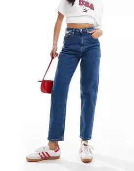 Джинсы mom flag средней стирки Tommy Jeans