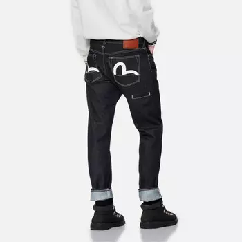 Джинсы мужские деним синие Evisu, синий