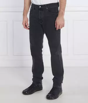 Джинсы мужские Kenzo прямого кроя, черный