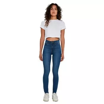 Джинсы Noisy May Callie High Waist Skinny VI021MB, синий