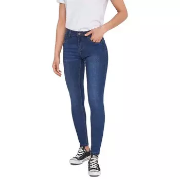 Джинсы Noisy May Jen Normal Waist Slim Straight Shaper VI021MB, синий