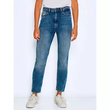 Джинсы Noisy May Moni Straight Ankle AZ221DB High Waist, синий