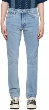 Джинсы Nudie Синие джинсы Lean Dean Nudie Jeans