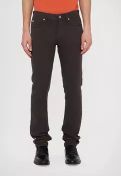 Джинсы облегающего кроя 5 POCKETS PANT Emporio Armani, антрацит