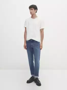Джинсы облегающего кроя Massimo Dutti, индиго