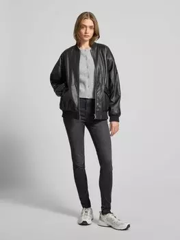 Джинсы облегающего кроя с этикеткой, модель «NORA» Tommy Jeans, черный