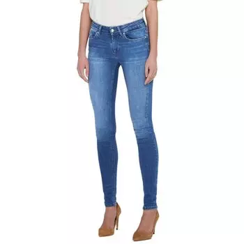 Джинсы Only Blush Life Mid Waist Skinny, синий