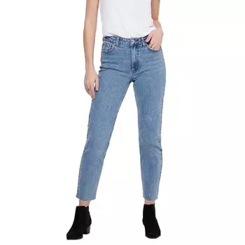 Джинсы Only Emily High Waist Straight Raw Crop Ankle MAE07, синий