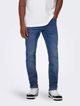 Джинсы ONLY & SONS Slim fit, синий