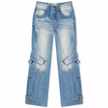 Джинсы Open Yy Knee Cargo, синий