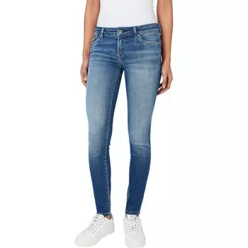 Джинсы Pepe Pixie Low Waist, синий