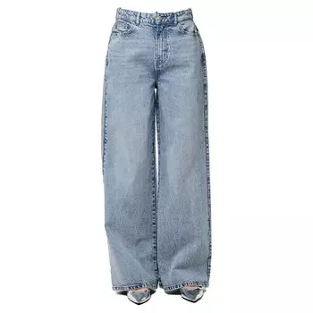 Джинсы Pieces Selma high waist, синий