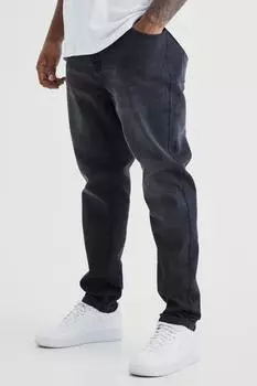 Джинсы плус скинни стрейч Boohoo, черный