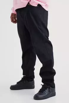 Джинсы plus slim rigid Boohoo, черный