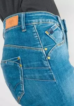 Джинсы прямого кроя PUSH-UP DAILLE PULP LONGUEUR Le Temps Des Cerises, синий