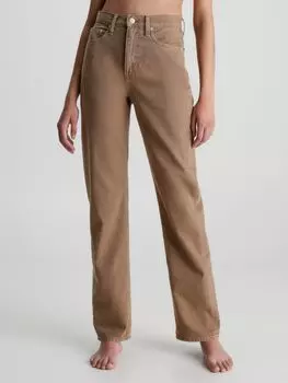 Джинсы прямого кроя с высокой посадкой Calvin Klein